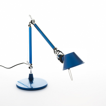 Tolomeo Micro Tavolo - Blu anodizzato - Corpo Lampada + Base A011850 ARTEMIDE