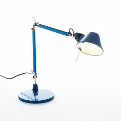 Tolomeo Micro Tavolo - Blu anodizzato - Corpo Lampada + Base A011850 ARTEMIDE