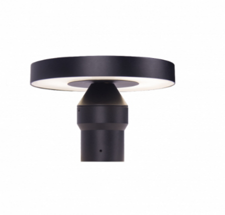Lampo lighting TP200MC lampione da palo attacco diametro 60 mm Led 15W-230V 3200-4000-6500K ( Tricolor ) 1050 lumen IP65 colore Nero
