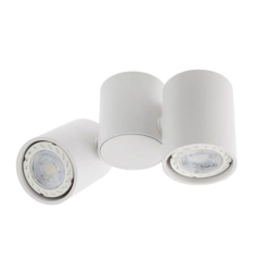XTOO SPOT FARETTI CON 2 SPOT 2XGU10 BIANCO ORIENTABILE IP20 220V