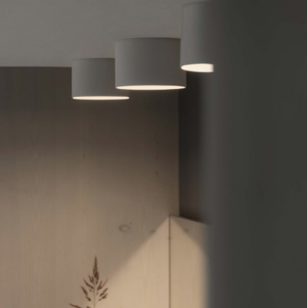 Ideal Lux 277417 Spike PL1 Round Lampada da soffitto bianco