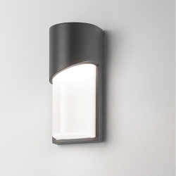 APPLIQUE SECTION ANTRACITE IP54 250X110X85 1XE27 