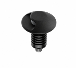FARETTO DA INCASSO AIR6 3W/6W IP67 SINGOLO NERO 3000K
