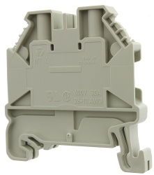 Morsettiera passante Wieland 58.504.0055.0 WT 4, Grigio, livello 1 10AWG, 26 AWG Vite ATEX  