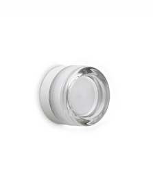 Applique vetro trasparente Ideal Lux LOLLY 354651 GX53 LED IP44  