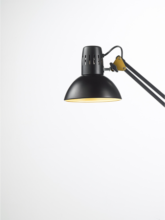 LAMPADA DA TAVOLO IN METALLO NERO E ORO 4025 NOR PERENZ