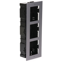 Custodia per pulsantiera ad incasso Hikvision DS-KD-ACF3 3 Moduli 305700481  