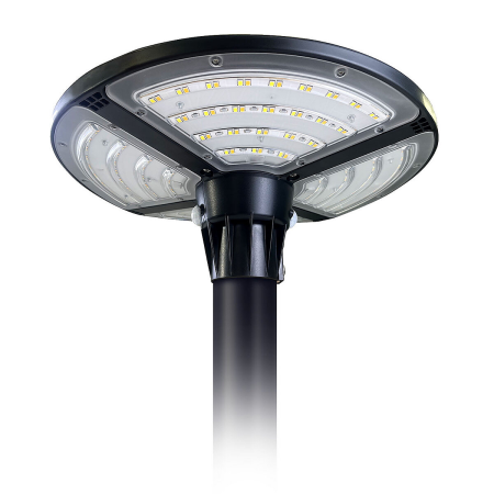 Testa palo Solare ricaricabile LED 30W - 4800lm - 3000-4000-6500K - 140° 