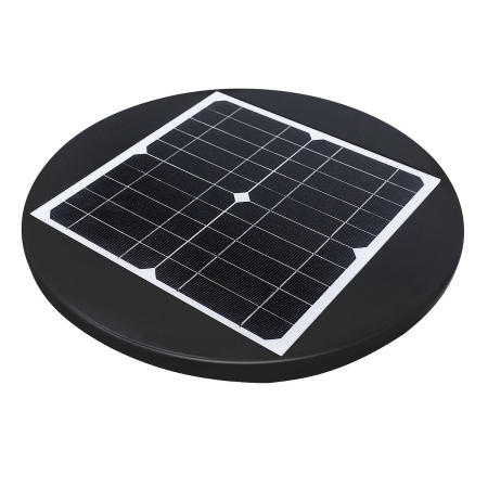 Testa palo Solare ricaricabile LED 30W - 4800lm - 3000-4000-6500K - 140° 