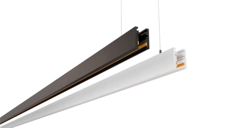BINARIO MAGNETICO MICRO BASSO 2MT NERO 24V LEDCO MO140/NE