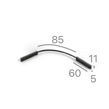 GIUNZIONE ANGOLARE ELETTRICA 90° BIANCA PER BINARIO 24V 