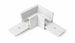 GIUNZIONE ANGOLARE MECCANICA 90° BIANCA PER BINARIO 48V LEDCO MGCO140/BI2